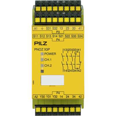 Przekaźnik bezpieczeństwa PNOZ X3P C 24-240VACDC 3n/o 1n/c 1so