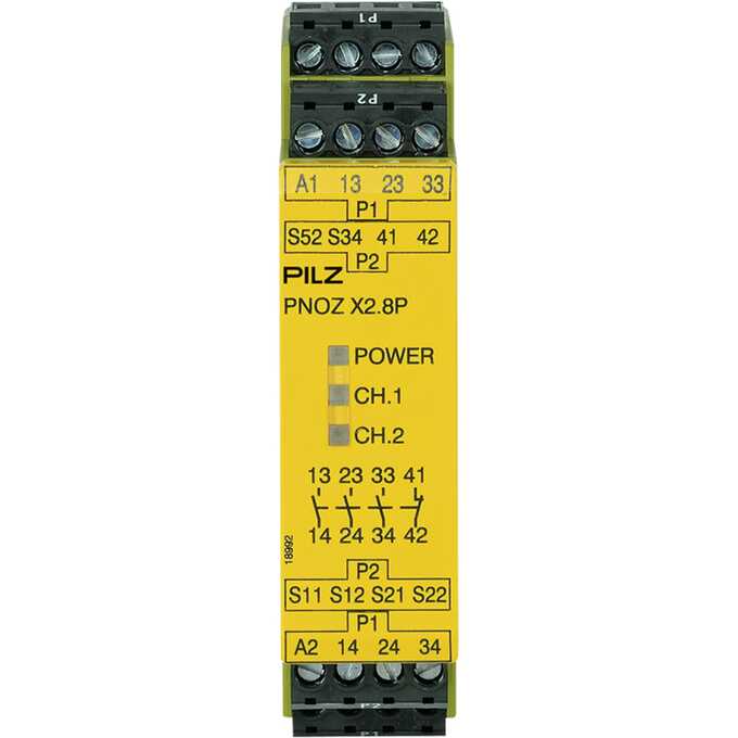 Przekaźnik bezpieczeństwa PNOZ X2.8P 24-240VAC/DC 3n/o 1n/c