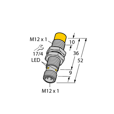 Czujnik indukcyjny M12 Ni8U-M12-AP6X-H1141