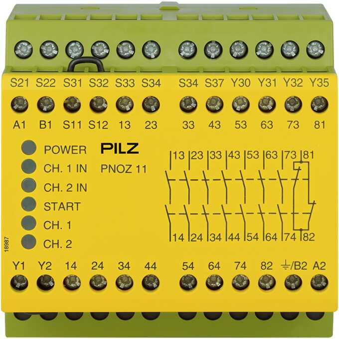 Przekaźnik bezpieczeństwa PNOZ 11 230-240VAC 24VDC 7n/o 1n/c