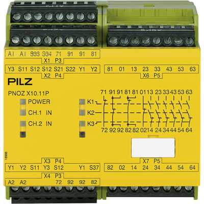 Przekaźnik bezpieczeństwa PNOZ X10.11P 24VDC 6n/o 4n/c 6LED