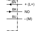 Czujnik indukcyjny M12 IME12-04BPSZW2K