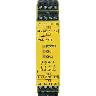 Przekaźnik bezpieczeństwa PNOZ X2.8P 24-240VAC/DC 3n/o 1n/c
