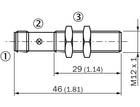 Czujnik indukcyjny M12 IME12-04BPSZC0K