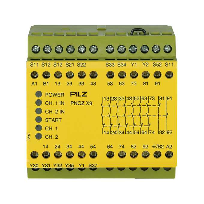 Przekaźnik bezpieczeństwa PNOZ X9 200-230VAC 24VDC 7n/o 2n/c 2so