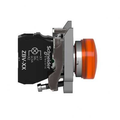 Lampka sygnalizacyjna LED pomarańczowa 24V AC/DC  XB4BVB5