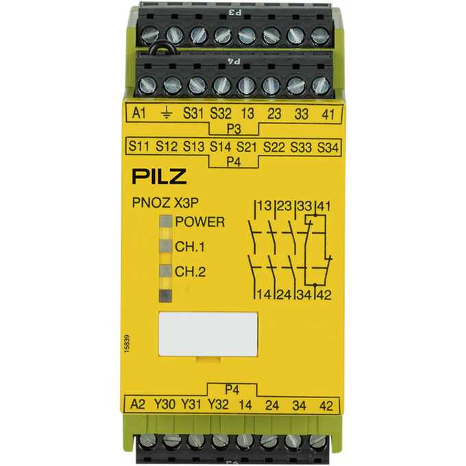 Przekaźnik bezpieczeństwa PNOZ X3P 24-240VACDC 3n/o 1n/c 1so