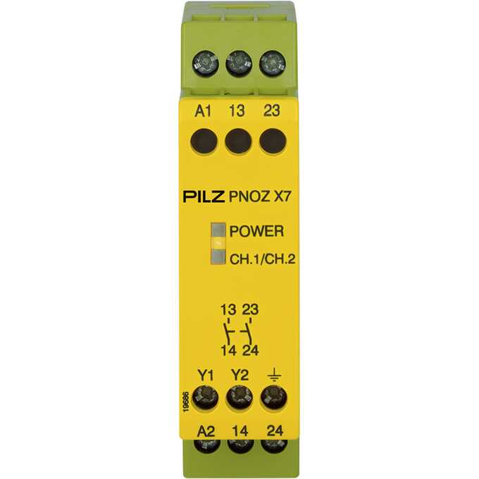 Przekaźnik bezpieczeństwa PNOZ X7 230VAC 2n/o