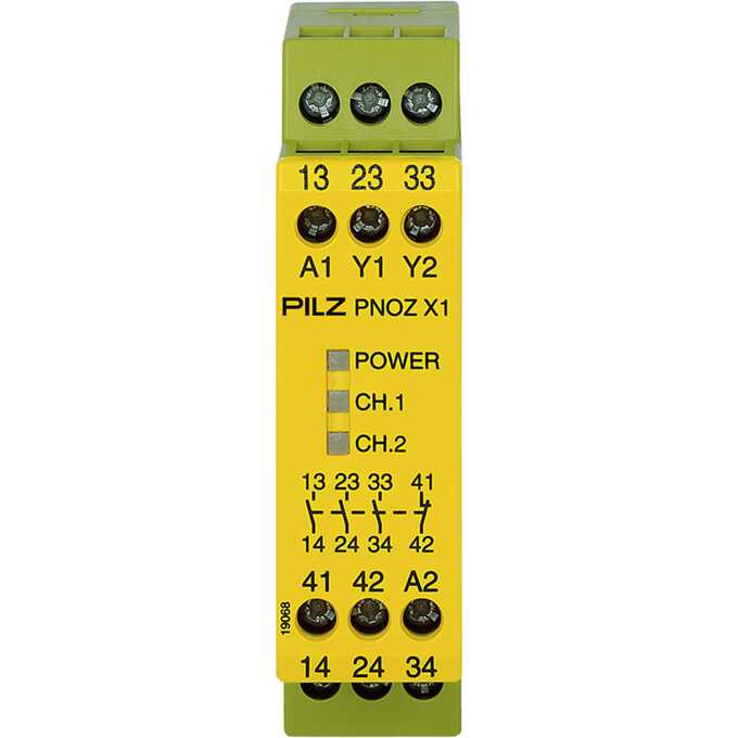 Przekaźnik bezpieczeństwa PNOZ X1 24VAC/DC 3n/o 1n/c