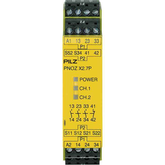 Przekaźnik bezpieczeństwa PNOZ X2.7P 24-240VAC/DC 3n/o 1n/c
