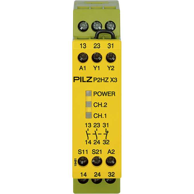 Przekaźnik bezpieczeństwa P2HZ X1 230VAC 3n/o 1n/c