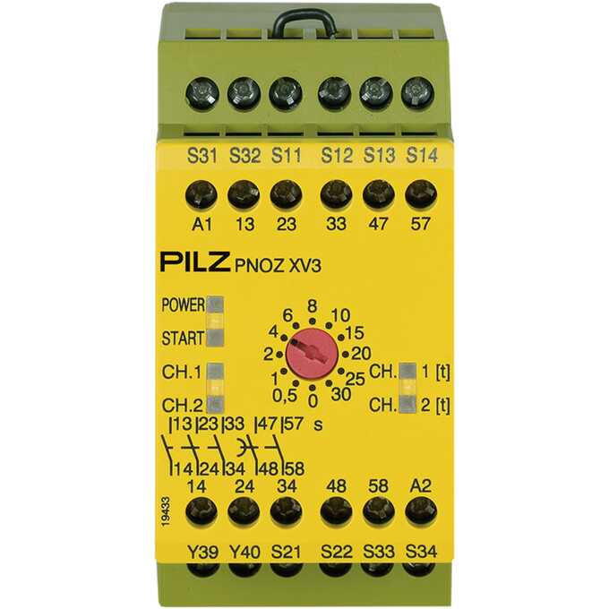 Przekaźnik bezpieczeństwa PNOZ XV3 30/24VDC 3n/o 2n/o t