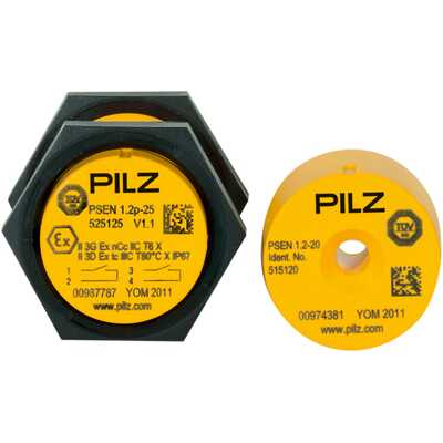 Magnetyczny czujnik bezpieczeństwa PSEN 1.2p-25/PSEN 1.2-20/8mm/ATEX/ix1