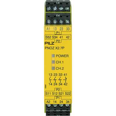 Przekaźnik bezpieczeństwa PNOZ X2.7P 24-240VAC/DC 3n/o 1n/c