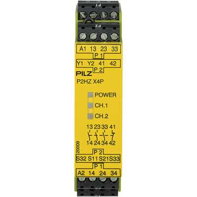 Przekaźnik bezpieczeństwa P2HZ X4P 24VDC 3n/o 1n/c
