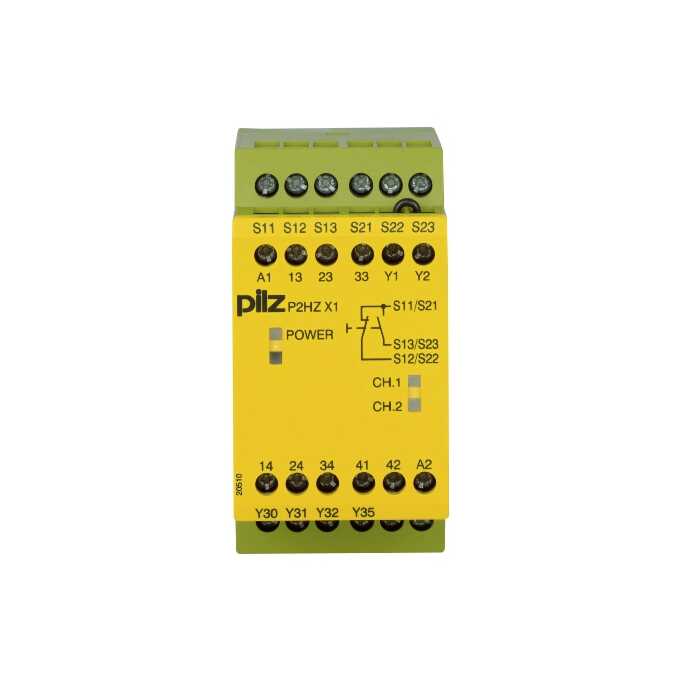 Przekaźnik bezpieczeństwa P2HZ X1P 24VAC 3n/o 1n/c 2so