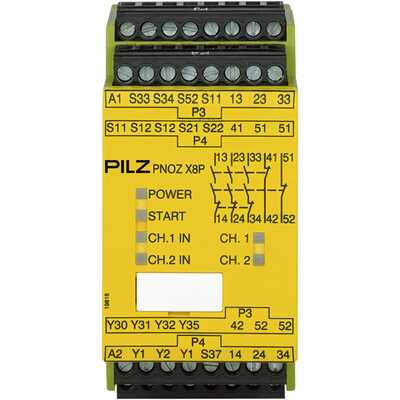 Przekaźnik bezpieczeństwa PNOZ X8P 110VAC 3n/o 2n/c 2so