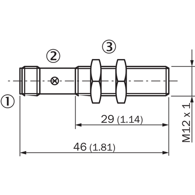 Czujnik indukcyjny M12 IME12-04BPSZC0K
