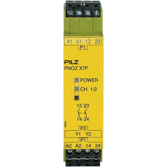 Przekaźnik bezpieczeństwa PNOZ X7P C 110-120VAC 2n/o