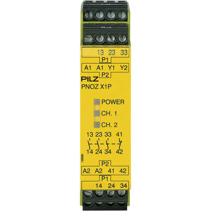 Przekaźnik bezpieczeństwa PNOZ X1P 24VDC 3n/o 1n/c