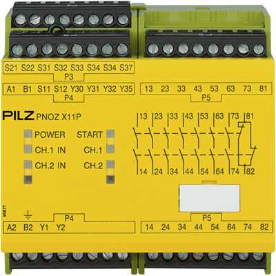 PNOZ X11P C 230-240VAC 7n/o 1n/c 2so