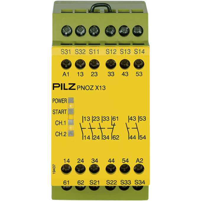 Przekaźnik bezpieczeństwa PNOZ X13 24VDC 5n/o 1n/c