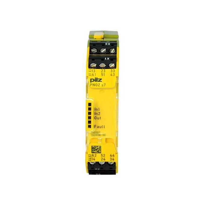 Moduł rozszerzeń PNOZ s7.2 C 24VDC 4 n/o 1 n/c expand