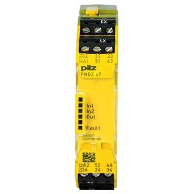 Moduł rozszerzeń PNOZ s7.2 24VDC 4 n/o 1 n/c expand