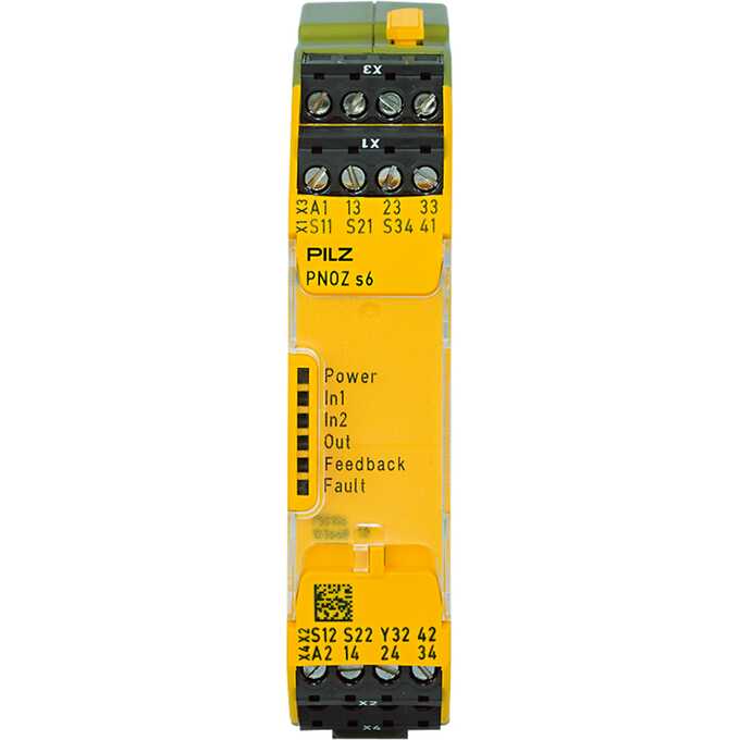 Przekaźnik bezpieczeństwa PNOZ s6 24VDC 3 n/o 1 n/c