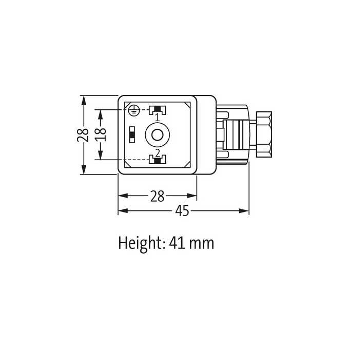Wtyczka zaworowa typ A - 7000-29041-0000000