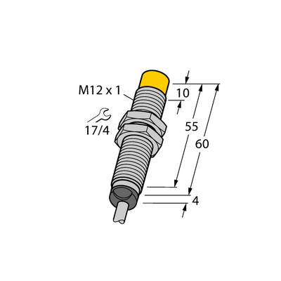 Czujnik indukcyjny M12 NI5-M12-LIU