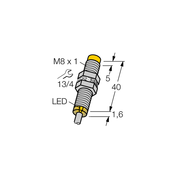 Czujnik indukcyjny M8 NI4U-EG08-AP6X
