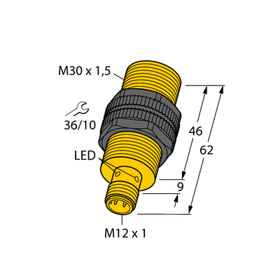 Czujnik indukcyjny M30 NI20U-S30-AP6X-H1141