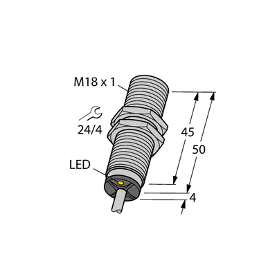 Czujnik indukcyjny M18 BI5U-M18-AN6X