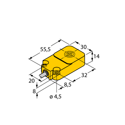 Czujnik indukcyjny BI10-Q14-LIU, Turck 1534602