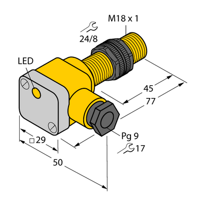Czujnik indukcyjny M18 BI5-P18SK-AP6X