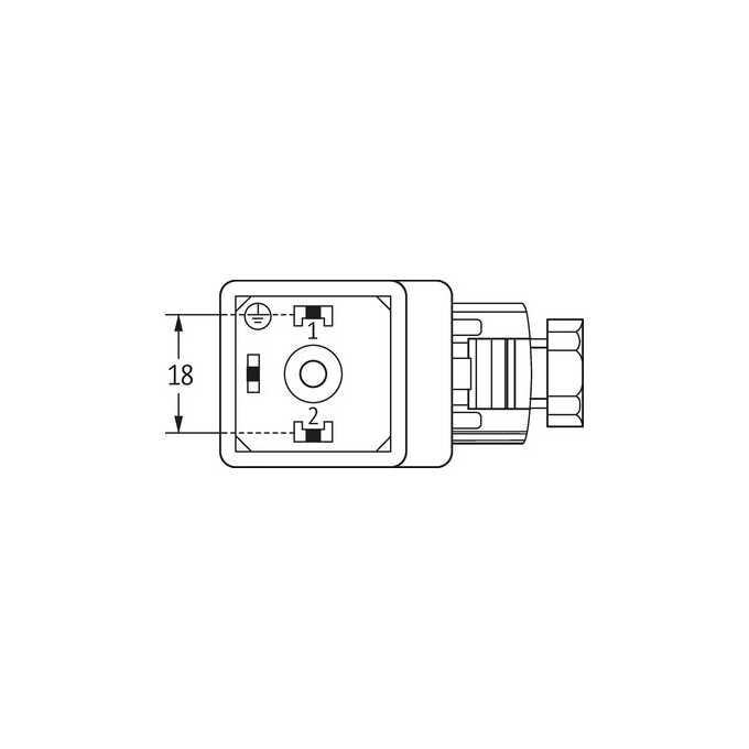 Wtyczka zaworowa typ A - 7000-29001-0000000