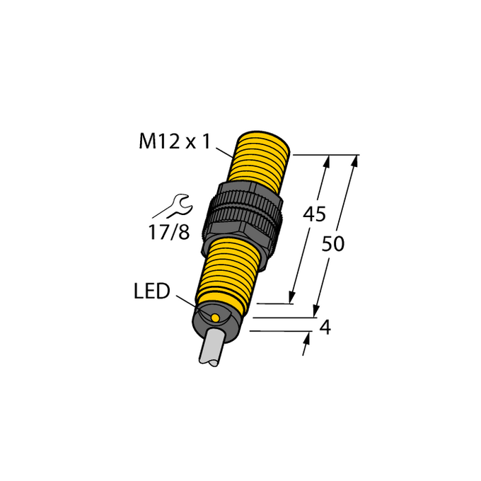 Czujnik indukcyjny M12 NI8U-S12-AP6X