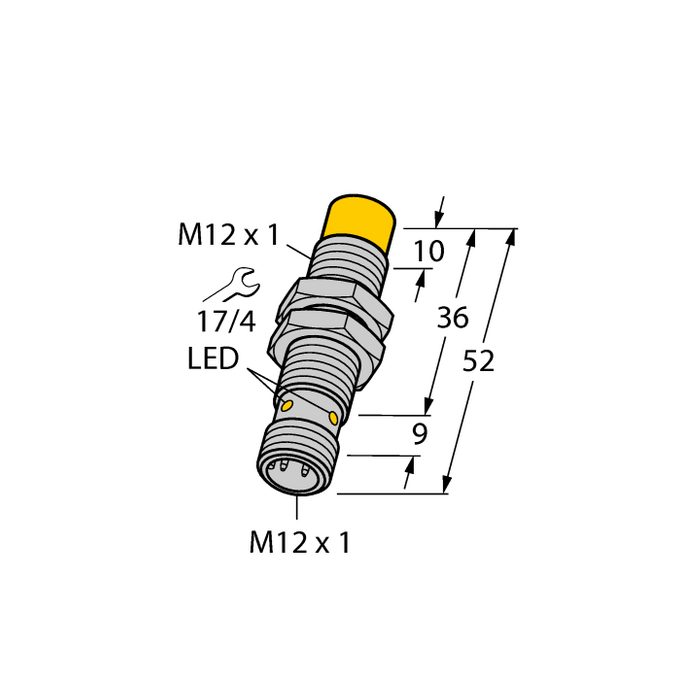 Czujnik indukcyjny M12 NI8-M12-AP6X-H1141
