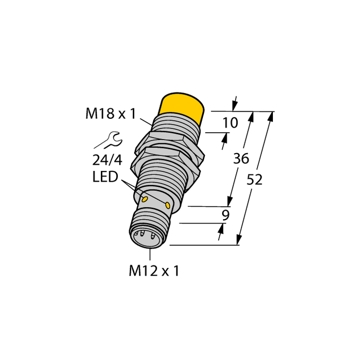 Czujnik indukcyjny M18 NI12U-M18-AN6X-H1141