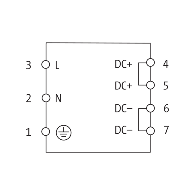 Eco-Power 2,5A, 100-240VAC/24VDC