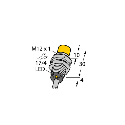 Czujnik indukcyjny M12 NI5-G12K-AP6X