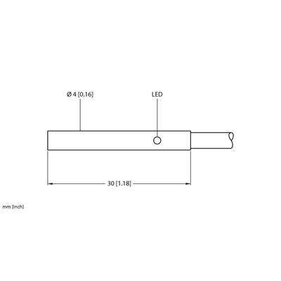 Czujnik indukcyjny Ø4 mm BI1-EH04-AP6X