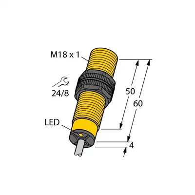 Czujnik indukcyjny M18 NI8-S18-AP6X