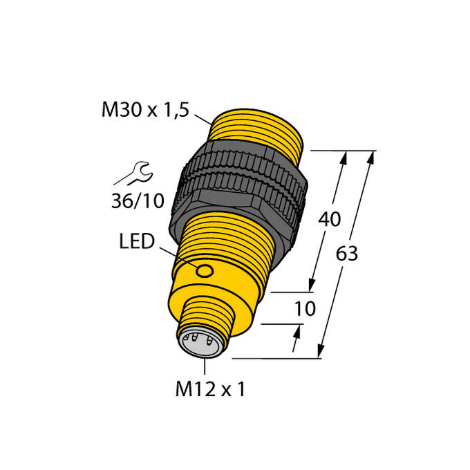 Czujnik indukcyjny M30 BI10-S30-AP6X-H1141