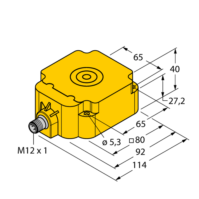 Czujnik indukcyjny NI50-Q80-LIU-H1141, Turck 1535545