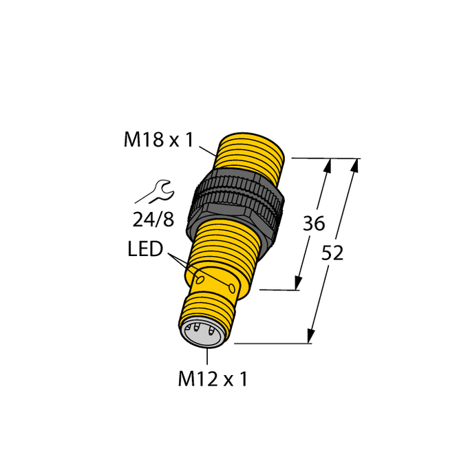 Czujnik indukcyjny M18 BI5U-S18-AP6X-H1141