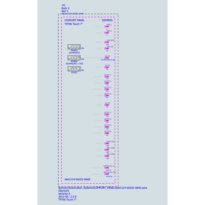 SIMATIC TP700 6AV2124-0GC01-0AX0