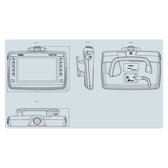 SIMATIC HMI KTP900F MOBILE PANEL - 6AV2125-2JB23-0AX0