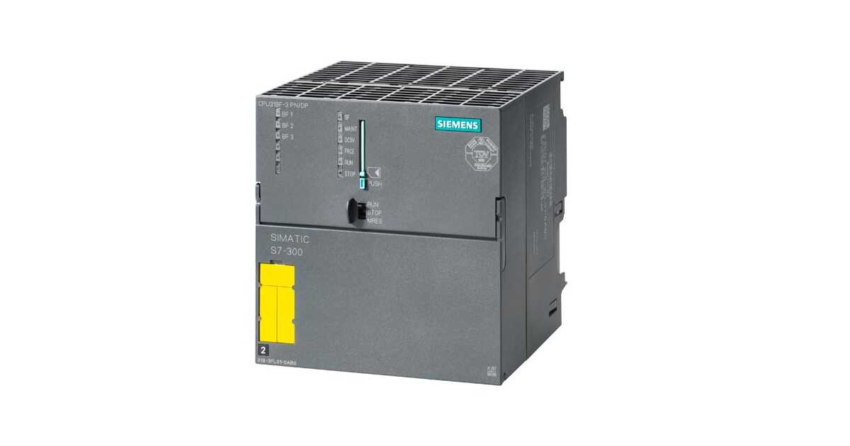 SIMATIC S7-300 FAIL-SAFE CPU 319F-3 PN/DP - 6ES7318-3FL01-0AB0